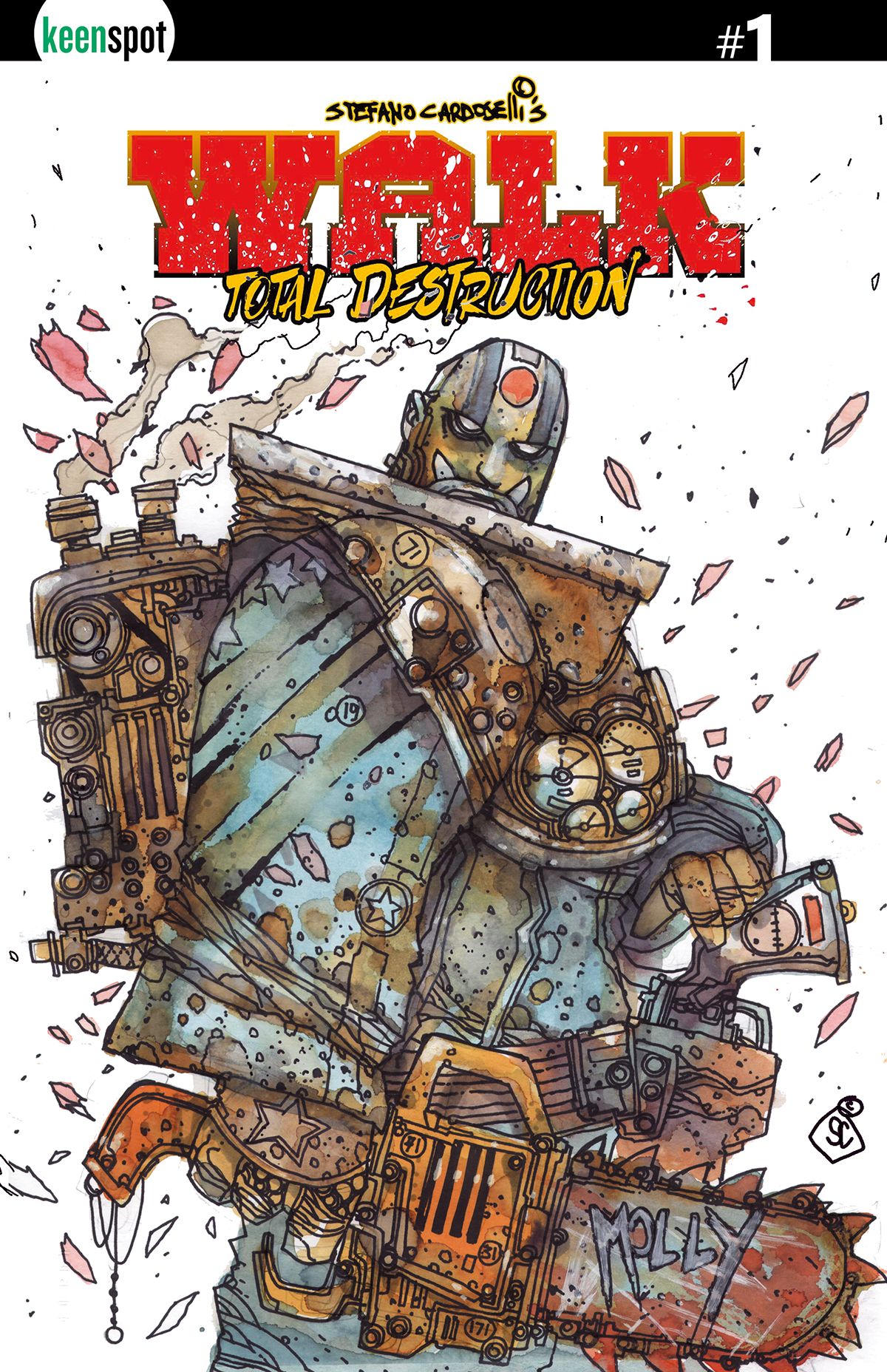 Walk Total Destruction #1 (Cvr C Stefano Cardoselli Holofoil Flip Variant) Comic