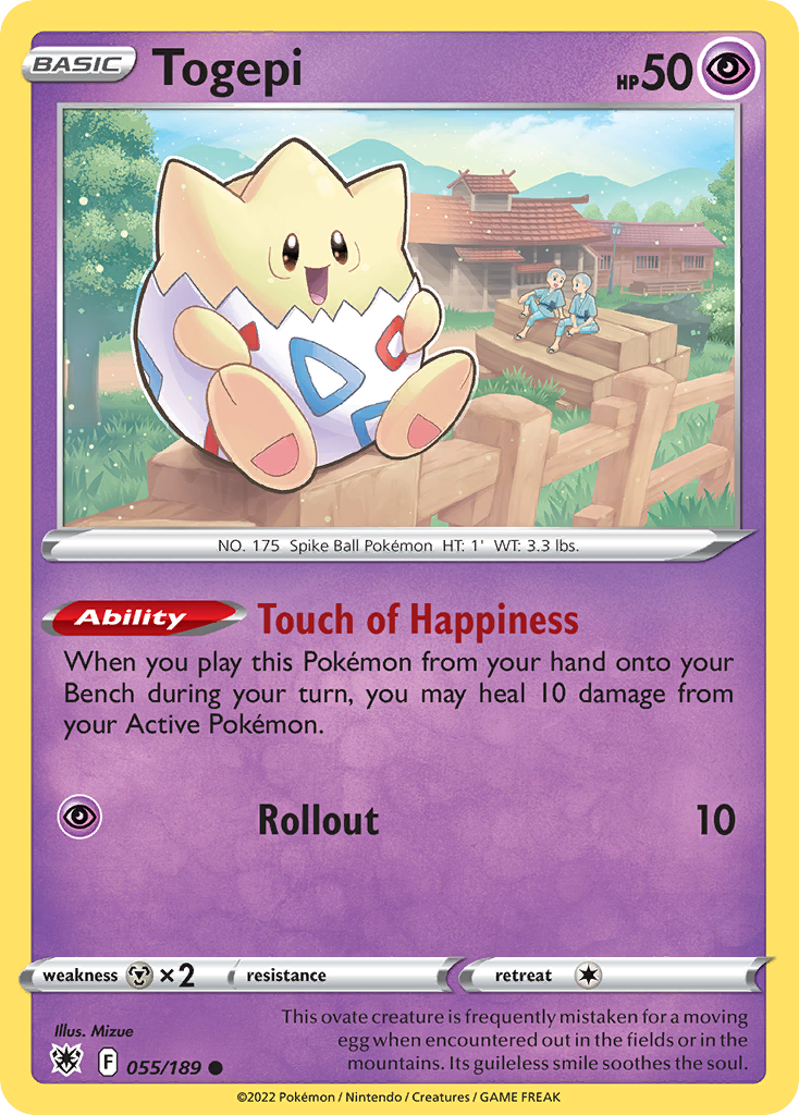 Togepi (55/189) - Astral Radiance Pokémon Card