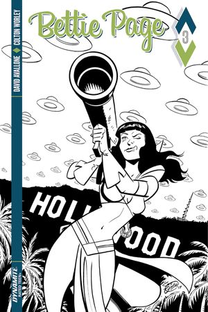 Bettie Page #3 (Cover D 10 Copy Chantler B&w I)