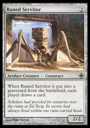 Runed Servitor (Rise of the Eldrazi) Trading Card