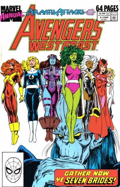 The West Coast Avengers Annual #4 Comic