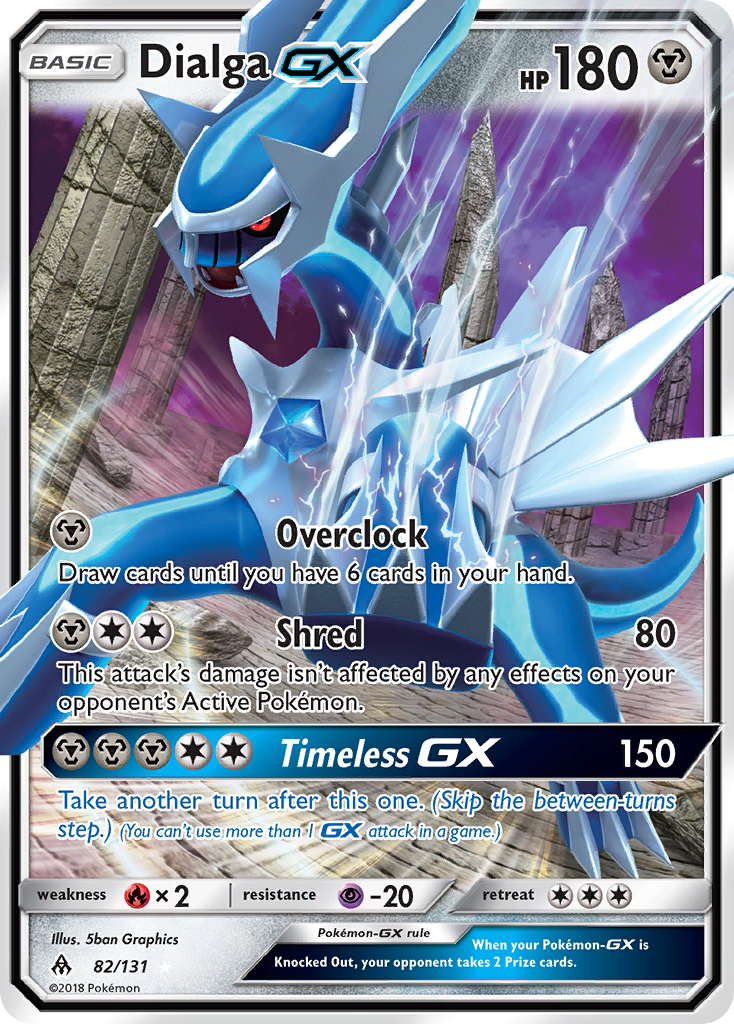 Dialga GX (82/131) - Forbidden Light Pokémon Card