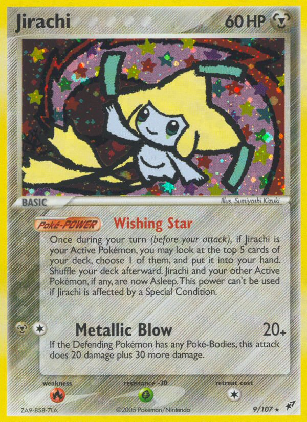 Jirachi (9/107) - Deoxys Pokémon Card