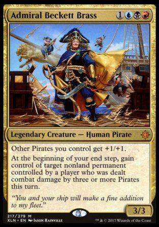 Admiral Beckett Brass (Ixalan) Trading Card