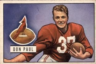 Don Paul 1951 Bowman #30 Sports Card