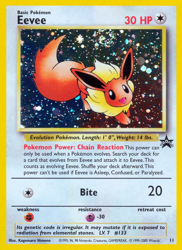 Eevee (11/53) - Wizards Black Star Promos Pokémon Card