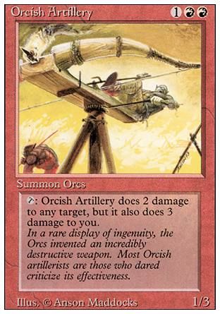 Orcish Artillery (Revised Edition) Trading Card