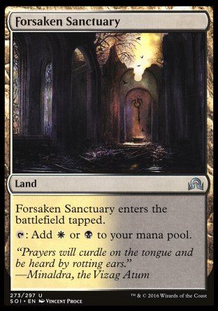 Forsaken Sanctuary (Shadows over Innistrad) Trading Card