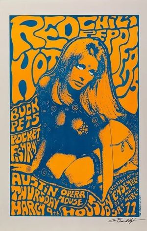 Red Hot Chili Peppers Austin Opera House & The Ensemble 1989