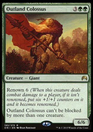 Outland Colossus (Magic Origins) Trading Card