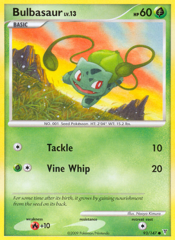 Bulbasaur (93/147) - Supreme Victors Pokémon Card