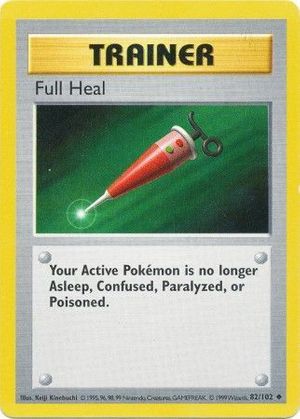 Full Heal (Trainer) (82/102) - Base (Shadowless) Value - GoCollect