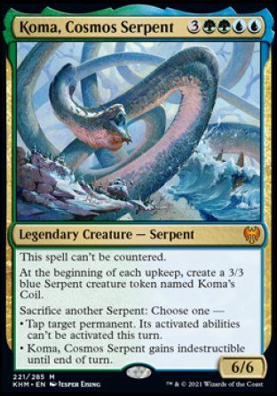 Koma, Cosmos Serpent (Kaldheim) Trading Card