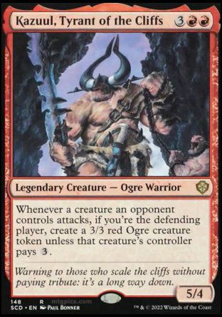 Kazuul, Tyrant of the Cliffs (Starter Commander Decks) Trading Card