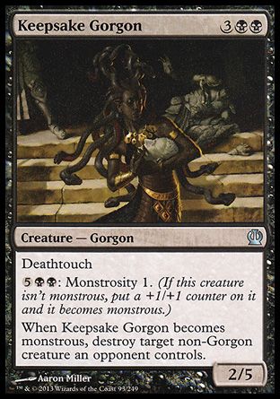 Keepsake Gorgon (Theros) Trading Card