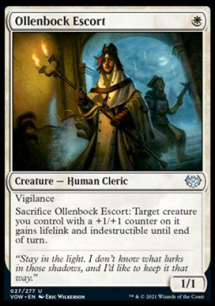 Ollenbock Escort (Innistrad: Crimson Vow) Trading Card