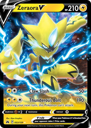 Zeraora V (53/159) - Crown Zenith