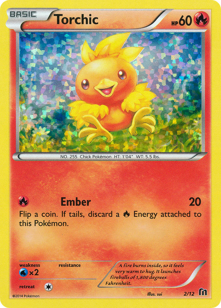 Torchic (2/12) - McDonald's Collection 2016 Pokémon Card