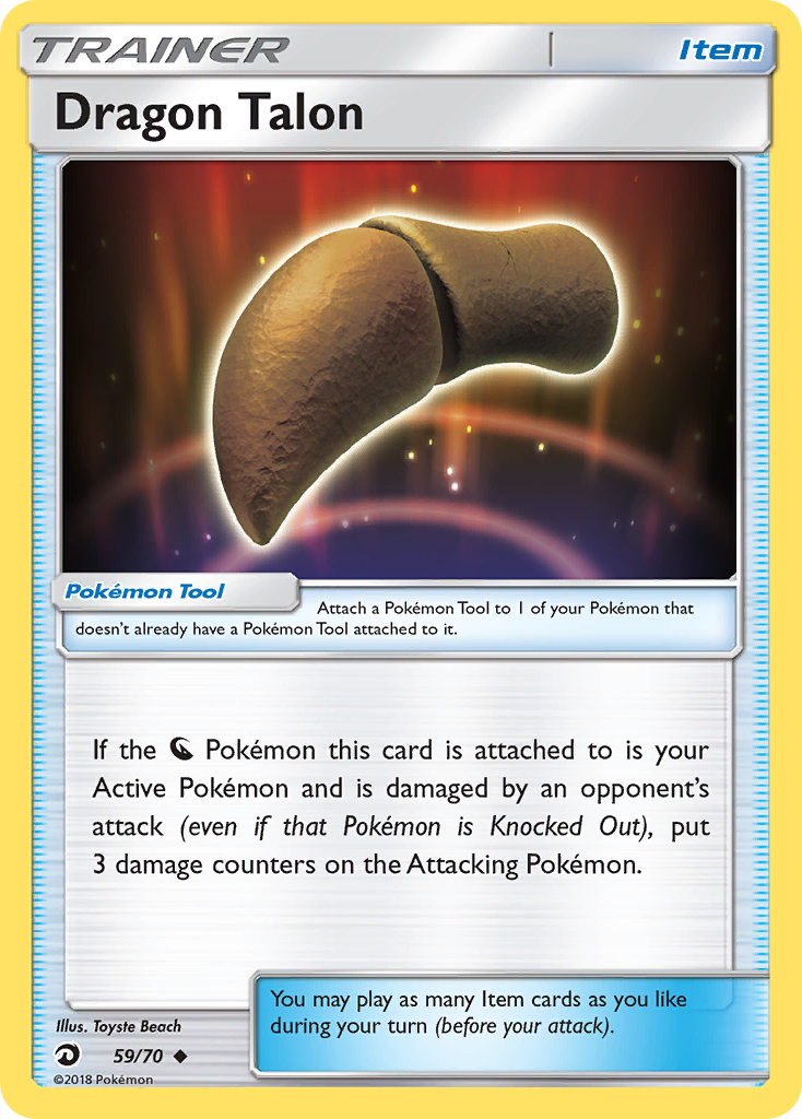 Dragon Talon (Trainer: Pokémon Tool) (59/70) - Dragon Majesty Pokémon Card