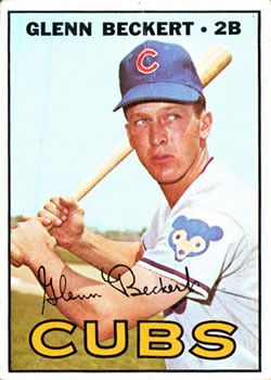 1966 Topps Baseball Glenn Beckert Chicago Cubs Card #232 