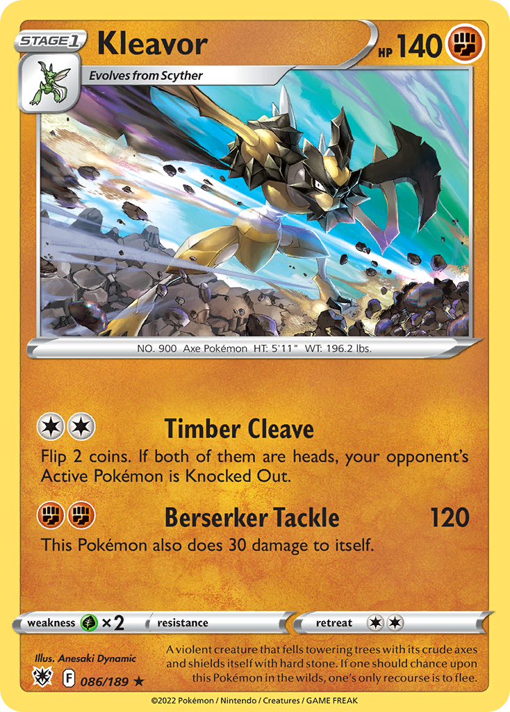 Kleavor (86/189) - Astral Radiance Pokémon Card