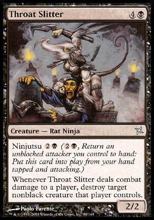 Throat Slitter (Betrayers of Kamigawa) Trading Card