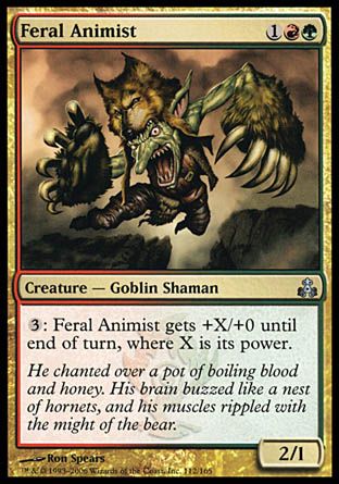 Feral Animist (Guildpact) Trading Card