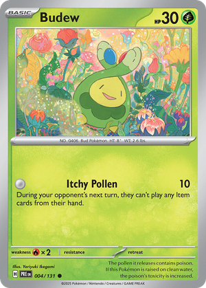 Budew (4/131) - Prismatic Evolutions (Reverse Holo)