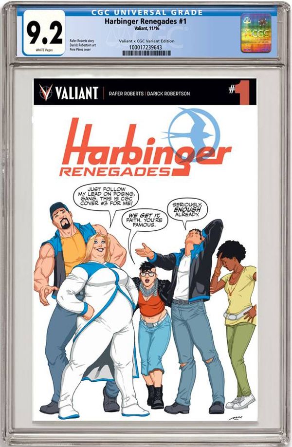 Harbinger Renegade #1 (Cover E Cgc Replica Perez)