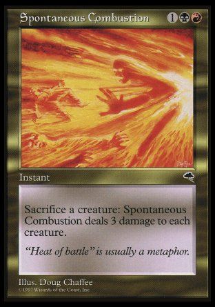 Spontaneous Combustion (Tempest) Trading Card