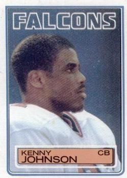 Kenny Johnson 1983 Topps #20 Sports Card