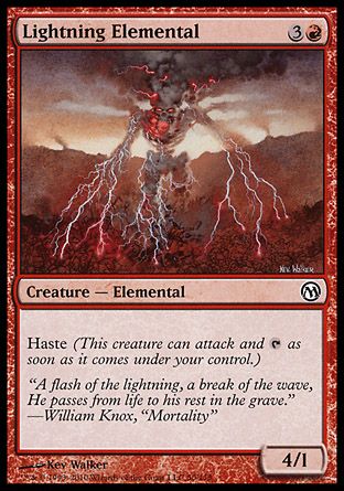 Lightning Elemental (Duels of the Planeswalkers) Trading Card