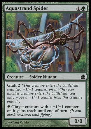 Aquastrand Spider (MTG Commander) Trading Card