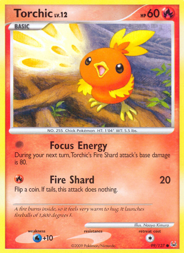 Torchic (99/127) - Platinum Pokémon Card