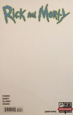 Rick and Morty #30 (Blank Sketch Edition)