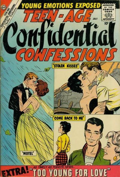 Teen-Age Confidential Confessions Comic