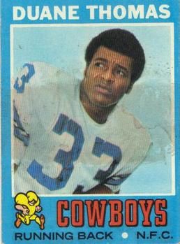 Duane Thomas 1971 Topps #65 Sports Card