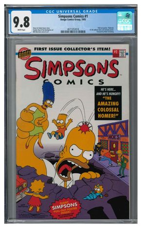 1st SERIES 1993 SIMPSONS COMICS #114 NEAR MINT 