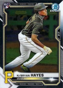 Ke'Bryan Hayes 2021 Bowman Chrome Baseball #29 Sports Card