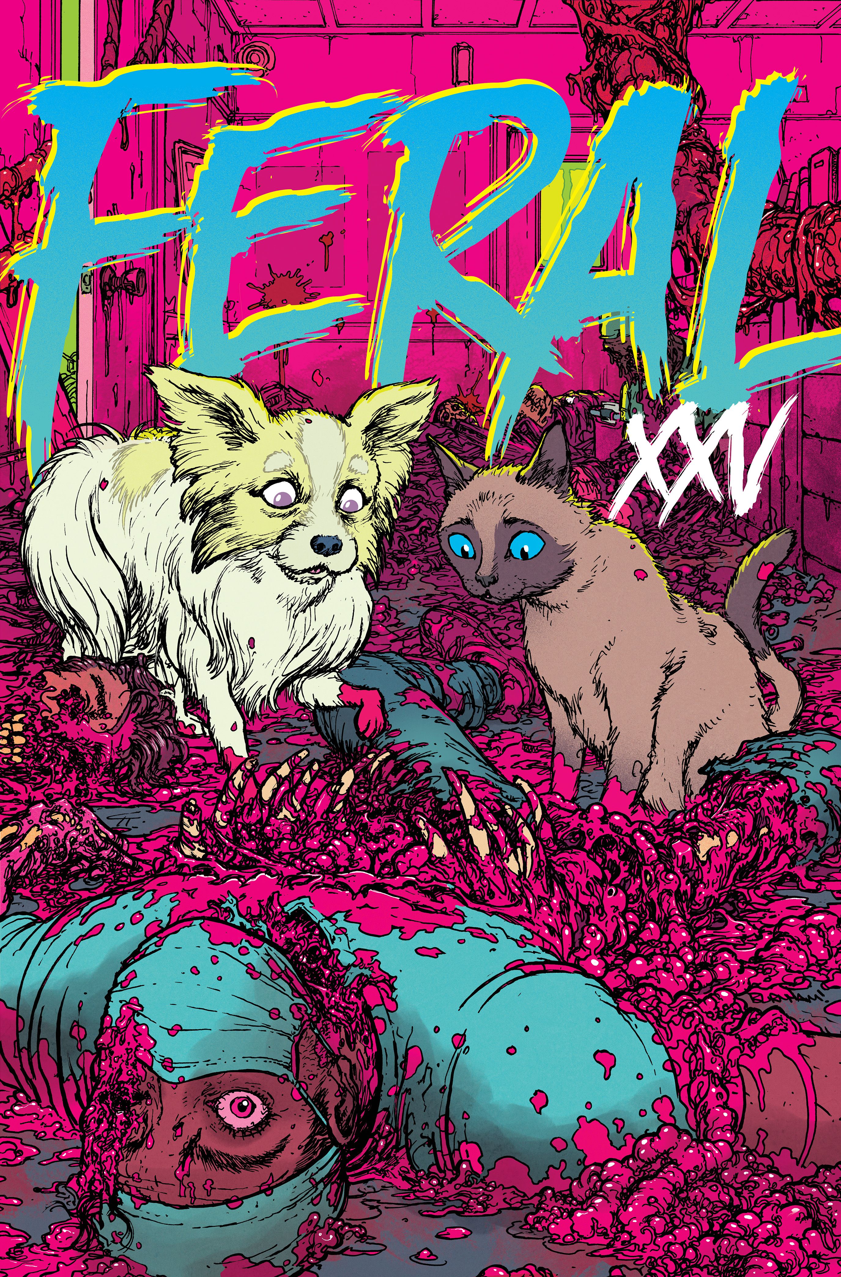 Feral #25 (Cvr C Chris Burnham & Rico Renzi Variant) Comic