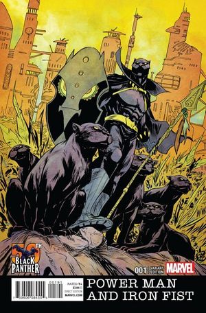 Power Man And Iron Fist #1 (Black Panther 50th Anniv Variant)