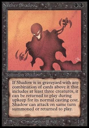 Nether Shadow (Alpha) Trading Card