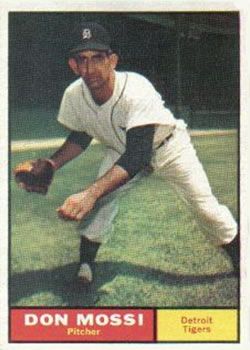 Don Mossi 1961 Topps #14 Sports Card