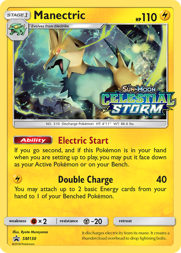 Manectric (SM130) - SM Black Star Promos