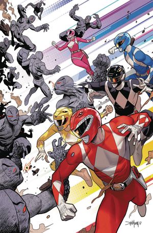 Saban's Go Go Power Rangers #1 (50 Copy Cover Mora Variant)