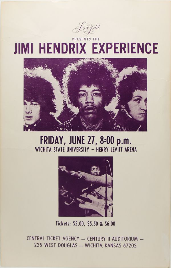 Jimi Hendrix at Henry Levitt Arena 1969
