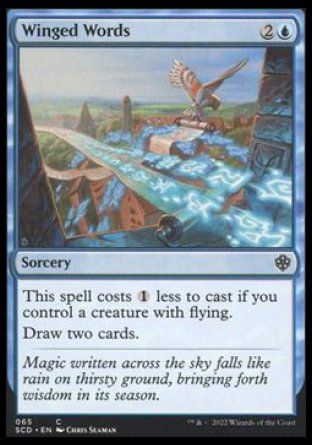 Winged Words (Starter Commander Decks) Trading Card