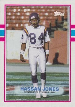 Hassan Jones 1989 Topps #78 Sports Card