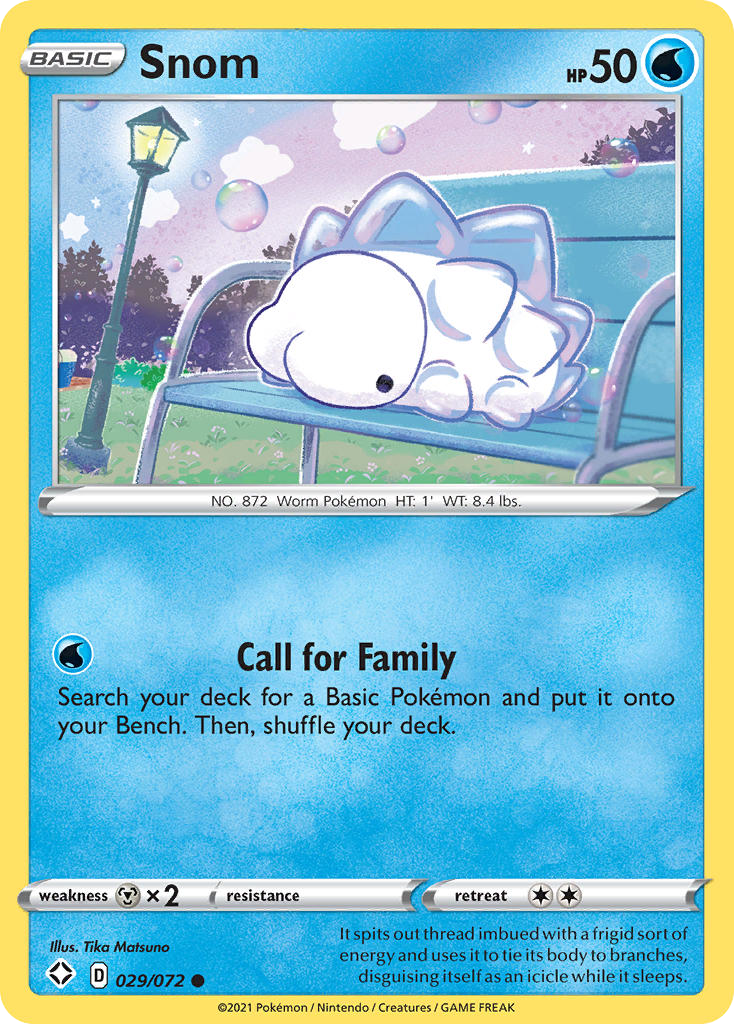 Snom (29/72) - Shining Fates Pokémon Card