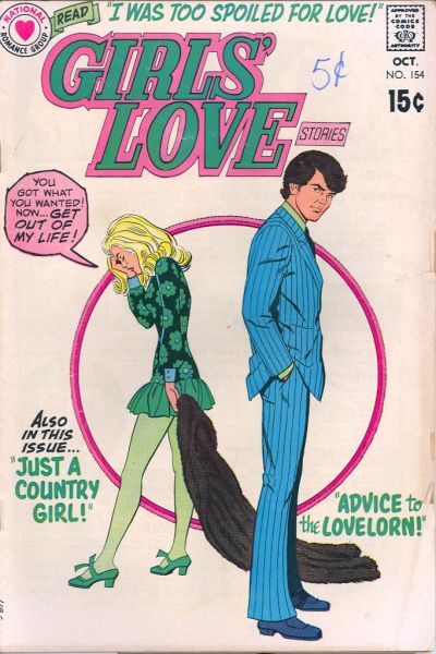 Girls' Love Stories #154 Comic